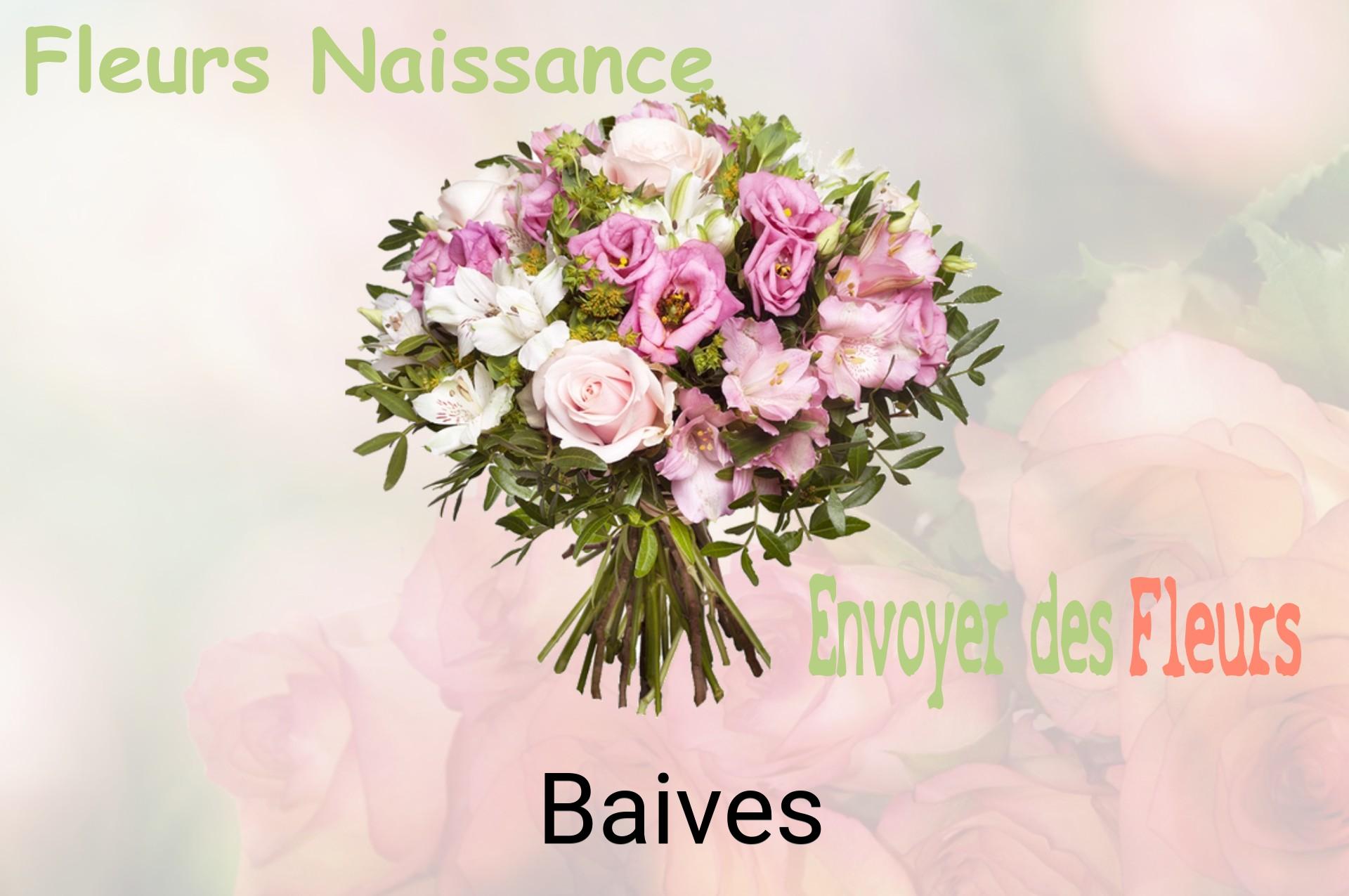 Bouquet de fleurs de naissance livré à Baives